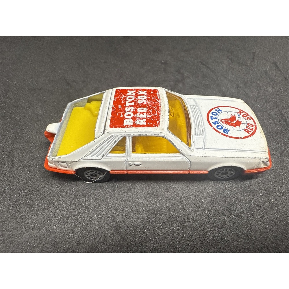 Corgi Ford Mustang Cobra Boston Red Sox MLB White Red 1/64 Diecast 1982 Mettoy